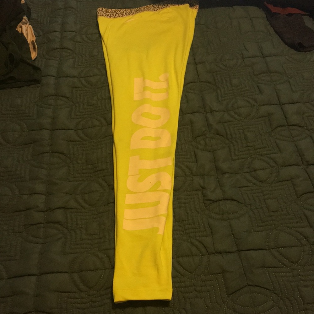 Women’s Neon Green Nike Tights